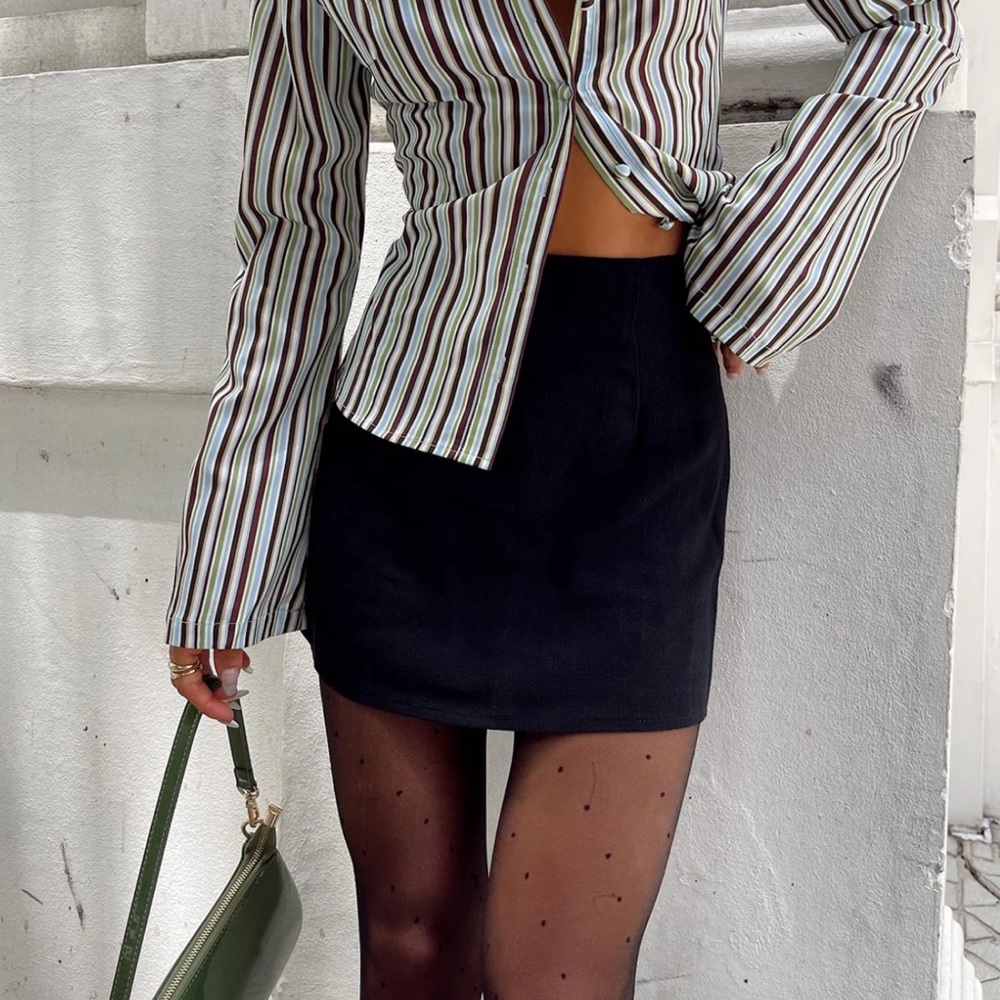 Princess Polly Black Mini Skirt